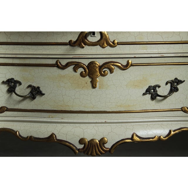 Vintag Venetian Nightstands in Painted Wood, 1950s, Set of 2 For Sale - Image 15 of 18