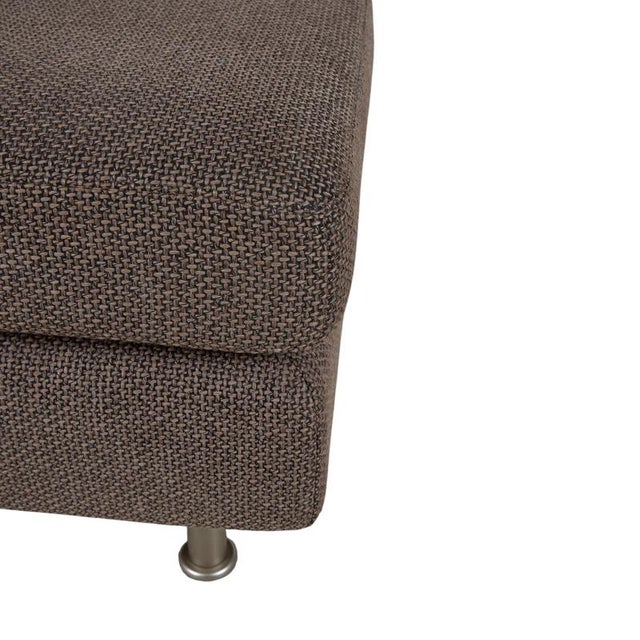 Modern Grey Fabric Conseta Stool from Cor For Sale - Image 3 of 10