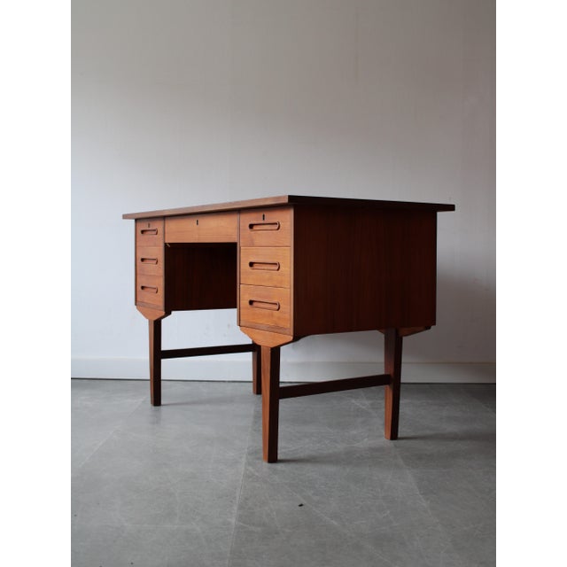 Vintage Danish Desk in Teak, 1960s For Sale - Image 6 of 12