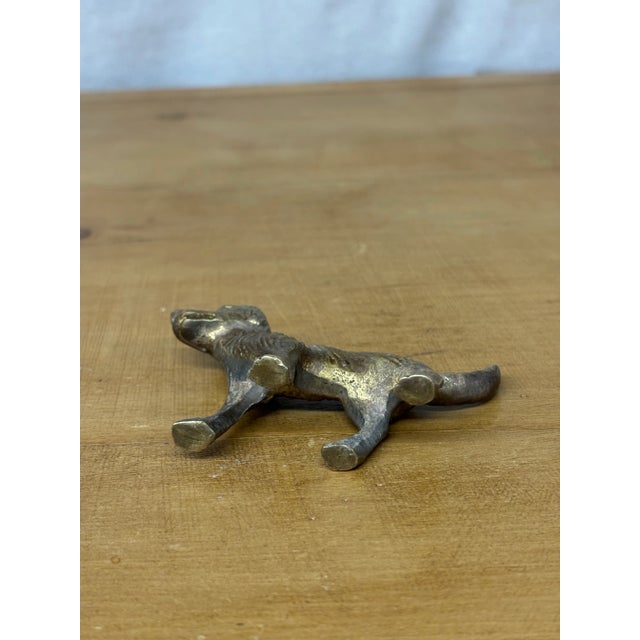 Vintage Brass Dog For Sale In Naples, FL - Image 6 of 6