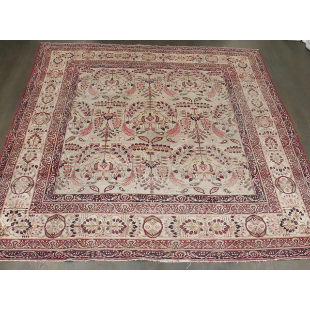 a late 19th Century stunning Lavar Persian Kerman Rug Details rug no. j4794 size 9' 7" x 10' 10" (292 x 330 cm)