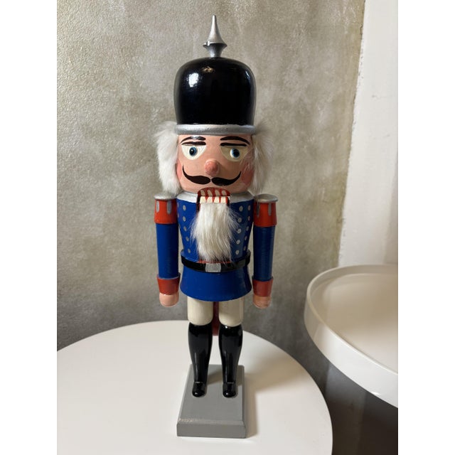 Large Vintage Nutcracker from G.K.W., Erzgebirge, Germany, 1960s For Sale - Image 6 of 6