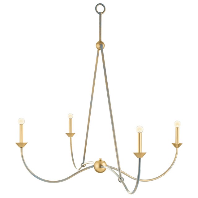 American Carmel By The Sea Chandelier by Lowcountry Originals For Sale - Image 3 of 3