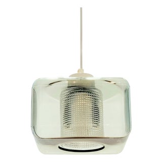 Mid-Century Modern Scandinavian Glass Pendant Light by Carl Fagerlund for Orrefors, 1960s For Sale