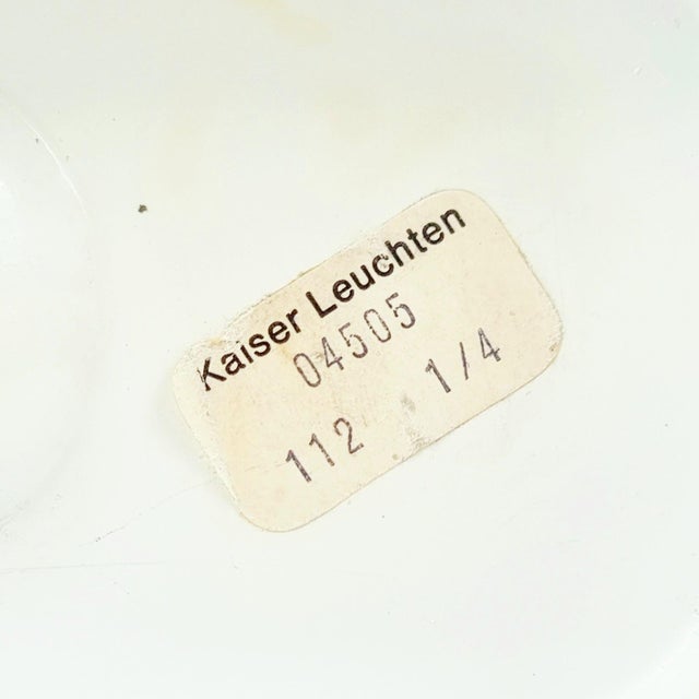 Silver Mid-Century Modern Glass and Chrome Wall Sconces from Kaiser Leuchten, 1960s, Set of 2 For Sale - Image 8 of 9
