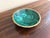 Vintage Malachite Brass Rimmed Bowl For Sale - Image 4 of 8