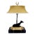 Vintage Neoclassical Chelsea House Grayhound Right Facing Desk Lamp-Marble Base For Sale