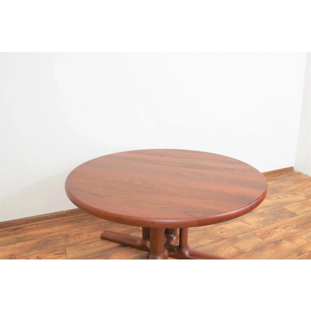 Brown Mid-Century Danish Teak Coffee Table from Dyrlund, 1970s For Sale - Image 8 of 10