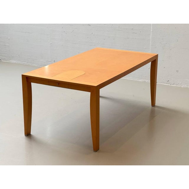 Extendable Dining Table by Chi Wing Lo for Giorgetti, Italy, 1990s For Sale - Image 5 of 18