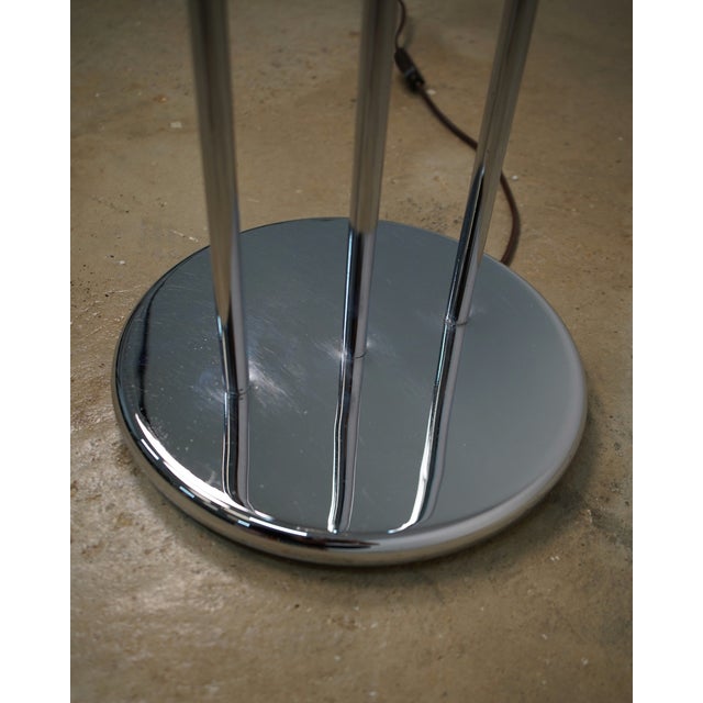 Metal Floor Lamp with Murano Lampshades, 1970s For Sale - Image 7 of 8