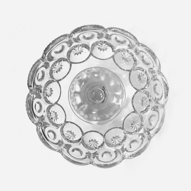 Late 19th Century Antique Eapg Moon and Star Compote For Sale - Image 5 of 5