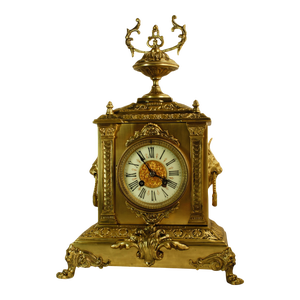 1855 – 1899 Antique Bronze Clock Made by Japy Frères, France