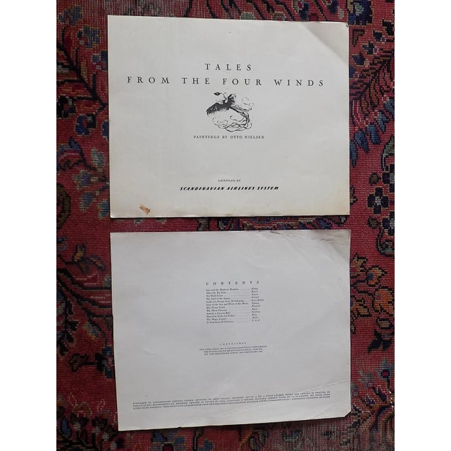 Blue Vintage Abstract Expressionist Otto Nielsen Lithographs - Set of 6 For Sale - Image 8 of 13