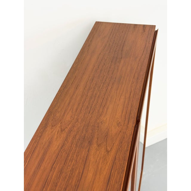 Teak Cabinet with Glass Doors from Omann Jun, 1960s For Sale - Image 16 of 18