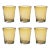 Zafferano Bei Tumbler Amber - Set of 6 For Sale