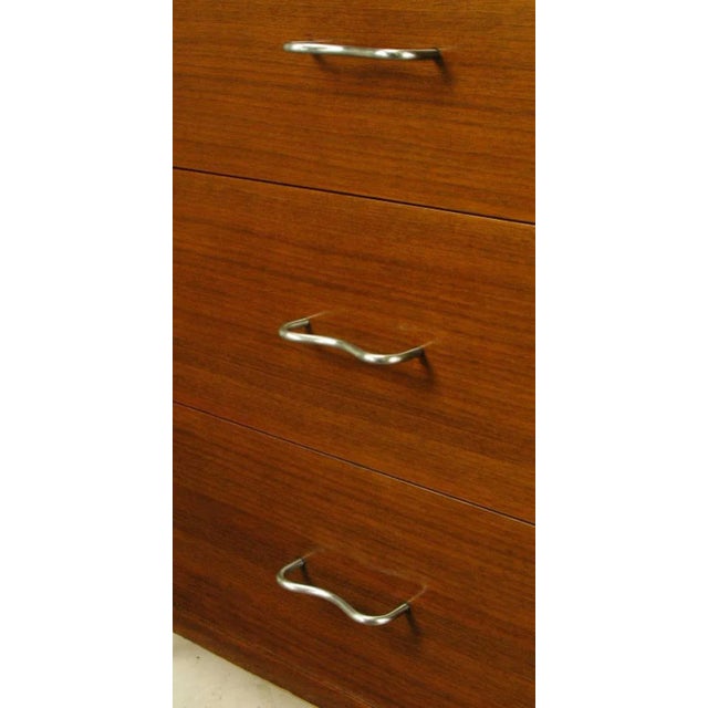 George Nelson Mahogany Five-Drawer Tall Chest For Sale In Chicago - Image 6 of 10