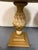 1970s Pair of Vintage Onyx Top Gilt Artichoke Pedestal Side Tables Mid Century For Sale - Image 9 of 11