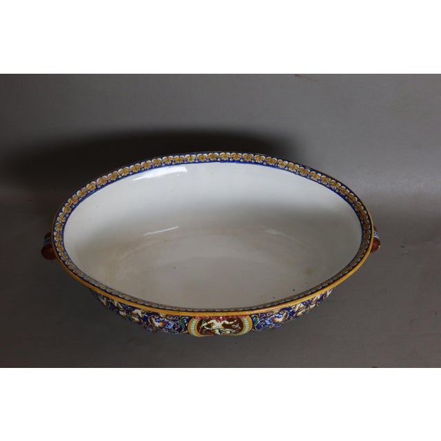 Table Planter from Gien, 1890s For Sale - Image 6 of 10