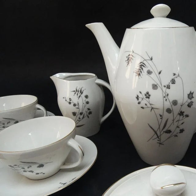 Art Deco Joanna Coffee Set from Karolina, Poland, 1960s, Set of 15 For Sale - Image 3 of 13