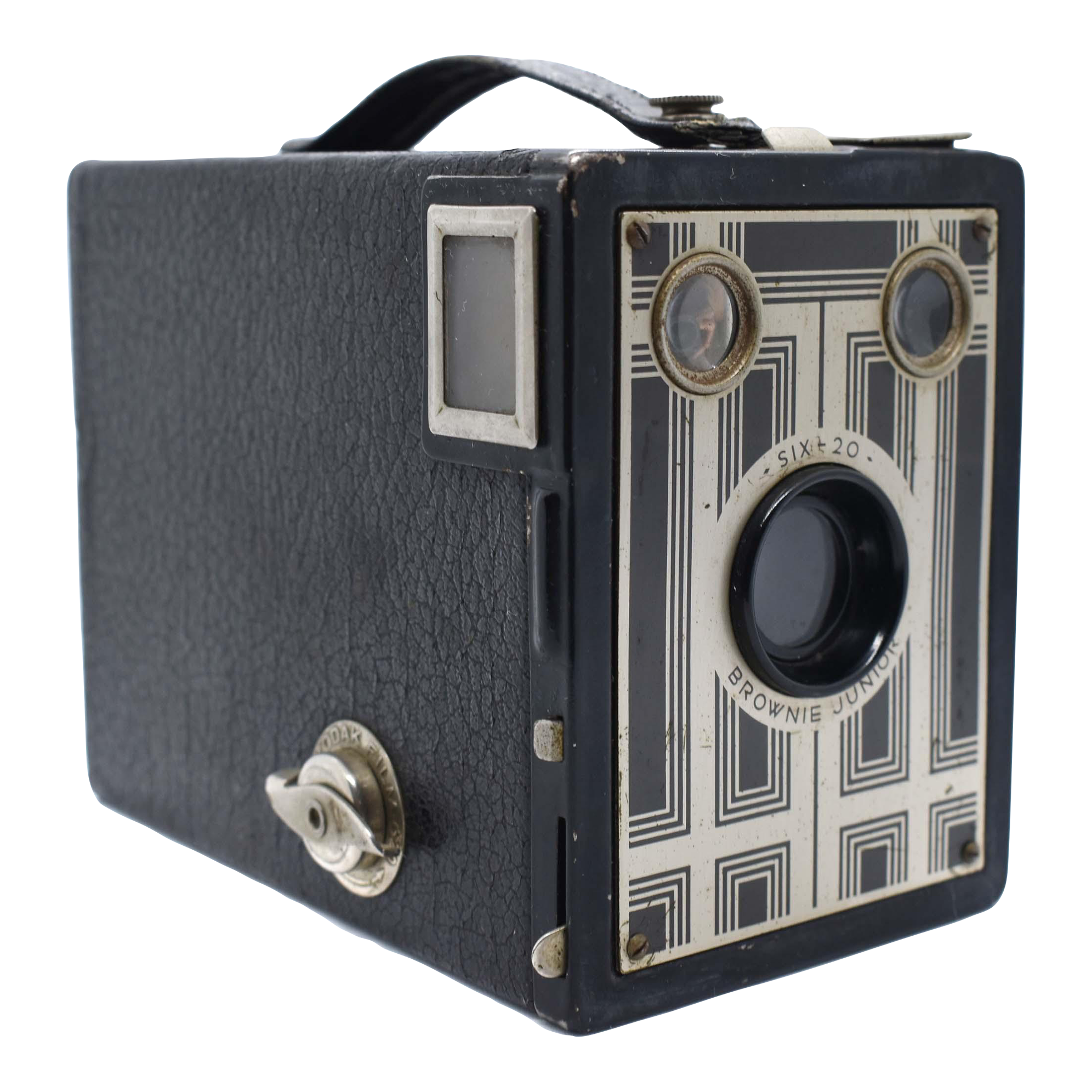 Mid 1930s Art Deco Kodak Six-20 Brownie Junior Box Camera | Chairish