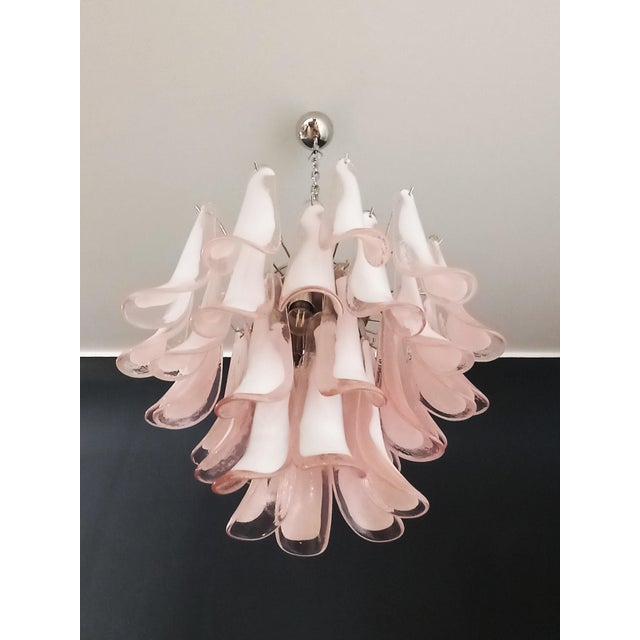 Vintage Italian Murano Chandelier from Mazzega, 1990 For Sale - Image 6 of 18