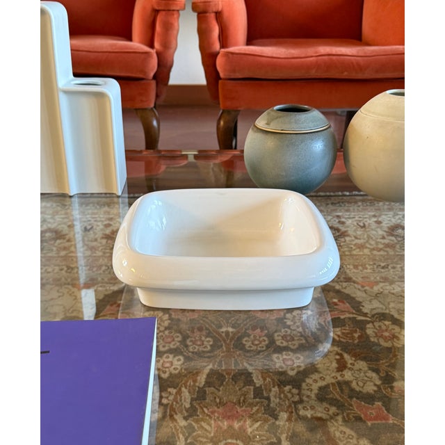 White Ceramic Centerpiece Model Tremiti 4035 by Angelo Mangiarotti for Danese, Italy, 1968 For Sale - Image 12 of 13