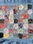 Vintage Yo-Yo Quilted Pillow Cover For Sale - Image 6 of 9