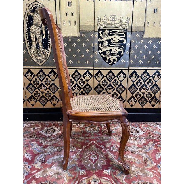 Louis XV Cane Chairs, Set of 6 For Sale - Image 10 of 11