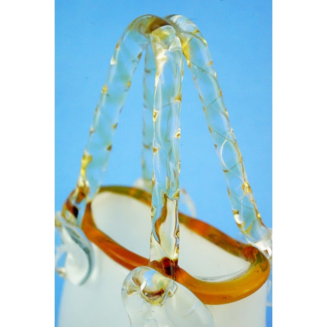 20th Century Glass Bag-Shaped Vase Sculpture by K I Bleikristall, Germany, 1970s For Sale - Image 18 of 18