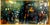 This vibrant and dense artwork is a mid-century American expressionist painting steeped in industrial narrative,...