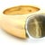 Vintage Baccarat 18k Gold Crystal Dome Statement Ring, French Modernist, Size 6.5 For Sale In Miami - Image 6 of 13