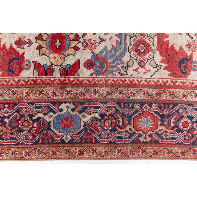 Persian 1920s Persian Sultanabad Rug For Sale - Image 3 of 9