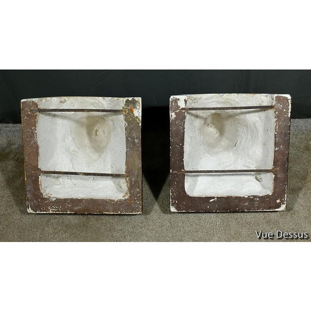 Plaster Wall Consoles, 1890, Set of 2 For Sale - Image 13 of 14