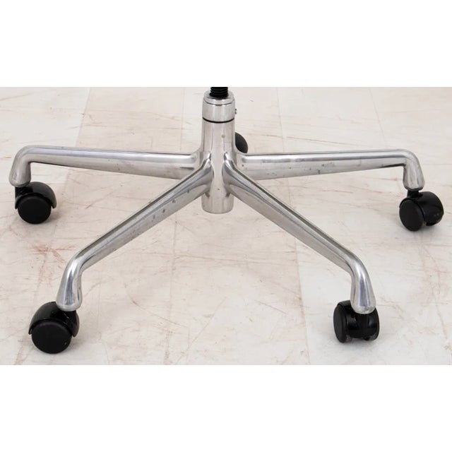 Animal Skin Eames Soft Pad Management Chair, Stow Leather For Sale - Image 7 of 13