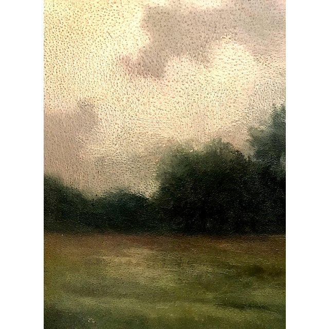 Traditional Late 19th-Century Tonalist Painting With Shadow Box-Like Frame For Sale - Image 3 of 5