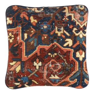 Pasargad Vintage Hand Knotted Farahan Rug Pillow For Sale