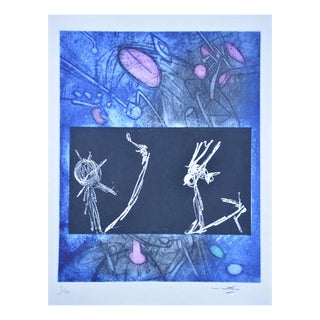 Roberto Matta, The Voices, 1964, Aquatint Etching For Sale