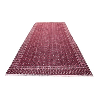 Large Vintage Yamut Flatweave Kilim - Natural Vegetable Dyes - 6′10″ × 13′8″ For Sale