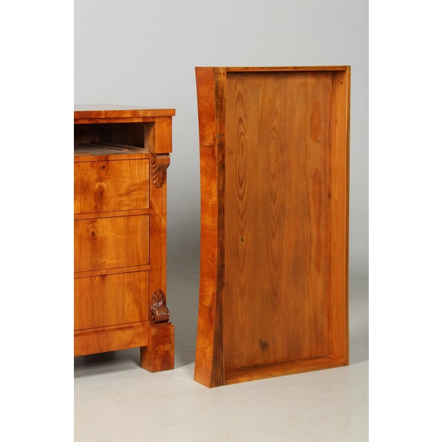Large Biedermeier Chest of Drawers, 1845 For Sale - Image 4 of 16