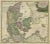 Antique Map of Denmark with Schleswig-Holstein and the South of Sweden, 1750 For Sale - Image 6 of 6
