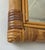Vintage Coastal Modern Arched Rattan Wall Mirror For Sale - Image 4 of 5