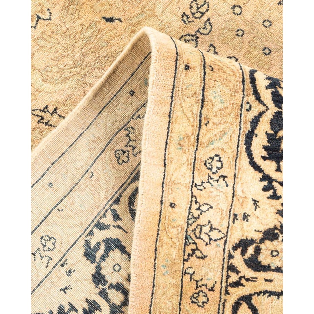 Mogul, One-of-a-Kind Hand-Knotted Area Rug in Beige, 6' 2" x 12' 0" For Sale In New York - Image 6 of 8
