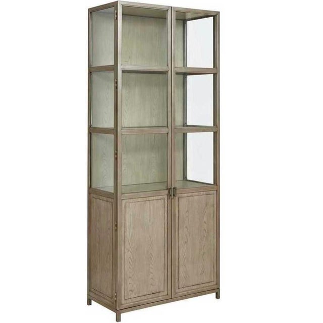 American Drew “West Fork” Collection Lighted Display Caninet For Sale - Image 9 of 10