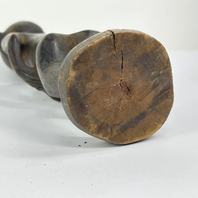 African Early 20th Century Yaka Wood Figure For Sale - Image 3 of 6