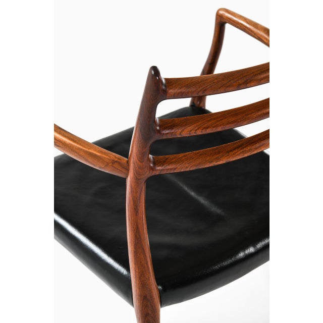 Model 62 Armchair attributed to Niels Otto Møller for J. L. Møllers Furniture Factory, 1960s For Sale - Image 9 of 12