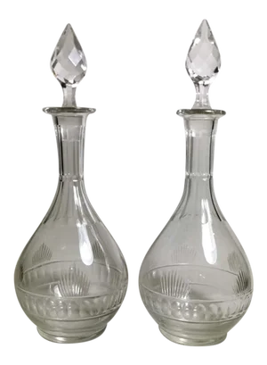 Neoclassical Parisian Style Beaux Arts Pair of French Bottles