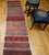 Vintage Moroccan Tribal Kilim Runner, Flat-Woven Wool, Geometric Stripe Pattern, 2x8 For Sale - Image 15 of 15