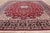 Red Vintage Red Persian Isfahan Rug - 10'11 X 15'01 For Sale - Image 8 of 9