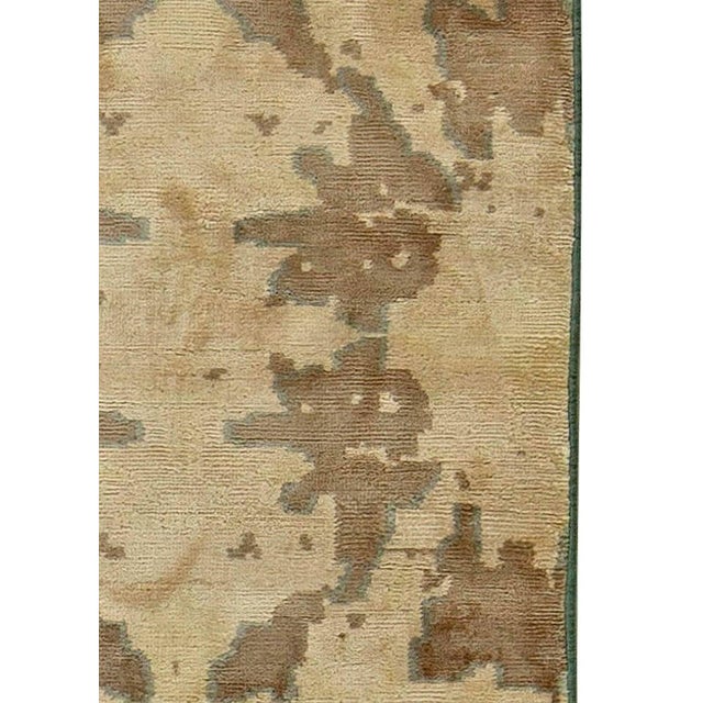 Abstract Modern Hand-Knotted Tibetan Silk Rug by Doris Leslie Blau For Sale In New York - Image 6 of 6