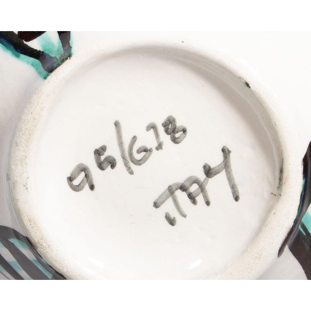 Italian Ceramic Cat Bowl by Bitossi For Sale - Image 9 of 9